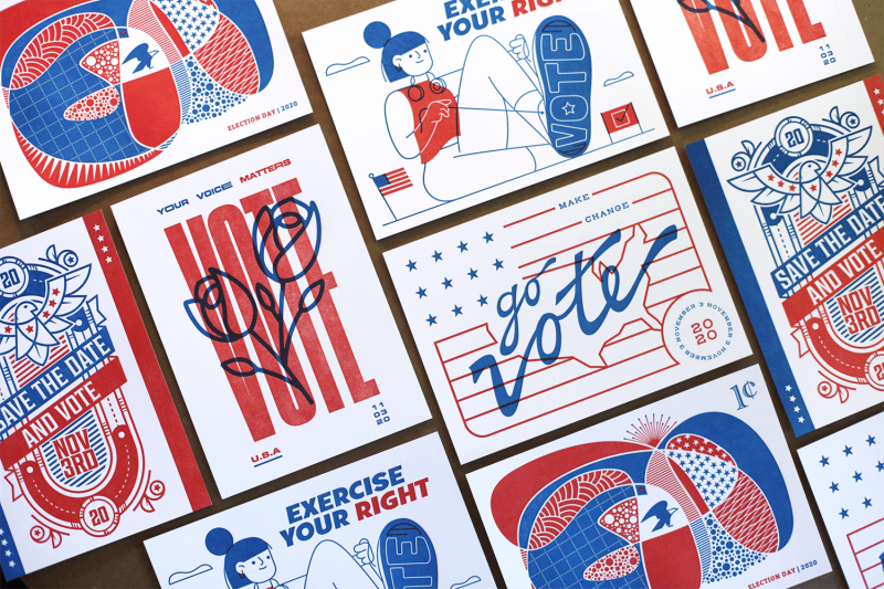 Request your “Vote 2020” postcards here! | AIGA South Dakota